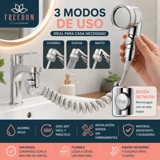 AquaComfort™- Extensor modelo ducha para grifos.