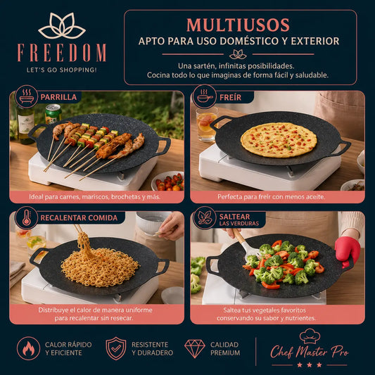 Chef Master Pro - Plancha Coreana asado de disco