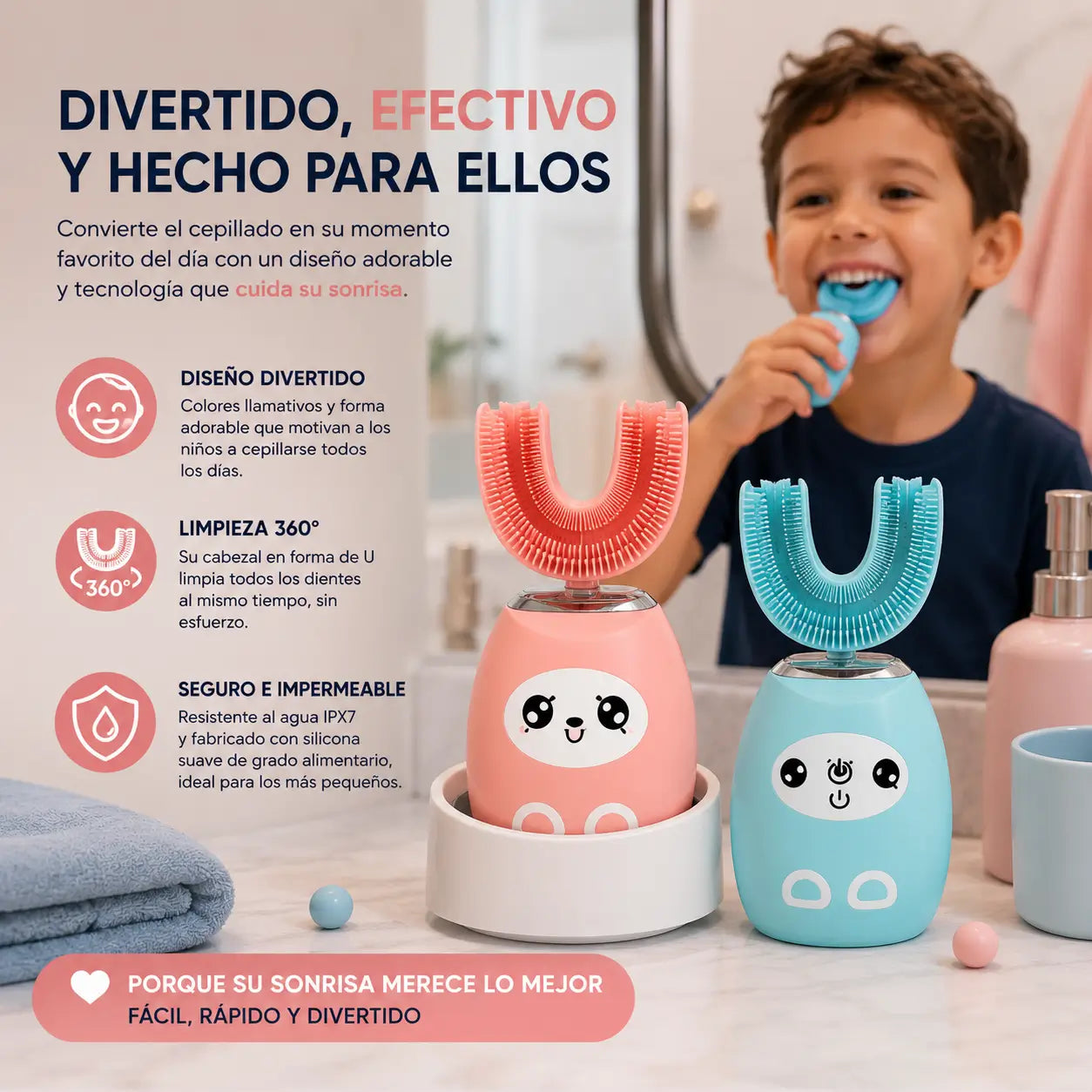 DentiKids Chile - Cepillo de Diente Eléctrico.