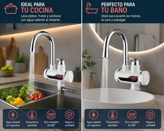 AquaSmart™ -Grifo Calentador de Agua Eléctrico