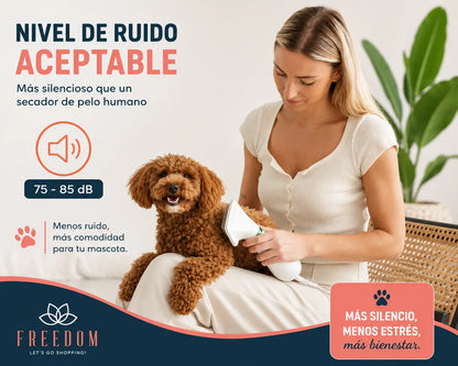 DryPet Pro -Secador Peine para Mascotas 2 en 1