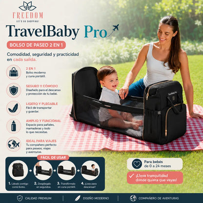 TravelBaby Pro-Mochila de paseo 2 en 1