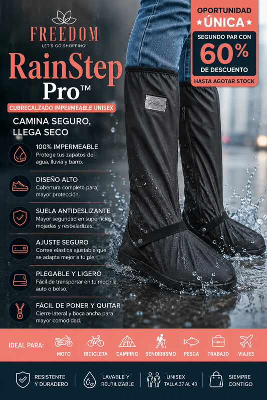 RAINSTEP PRO- CUBRECALZADO IMPERMEABLE CON ZUELA UNISEX