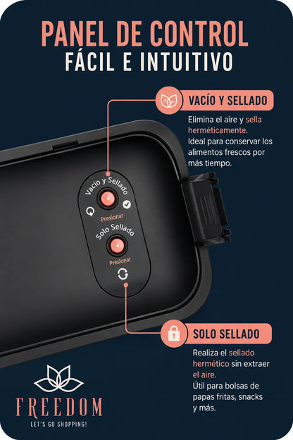 SellaFresh™- Selladora al Vacío+Rollo de bolsas 5mts