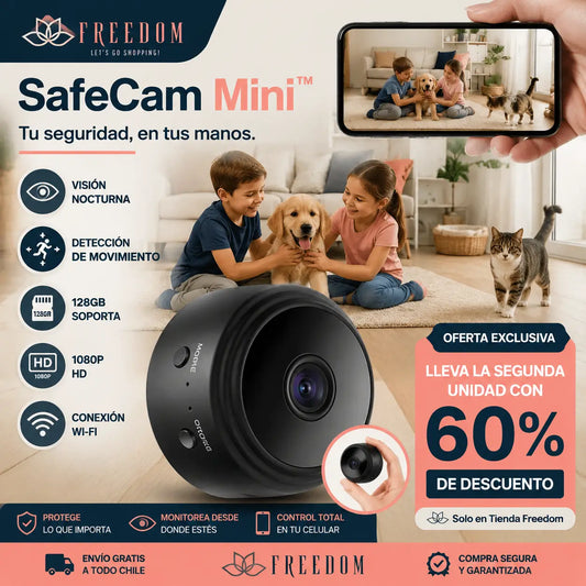SafeCam Mini™- Minicámara Espía De Seguridad.