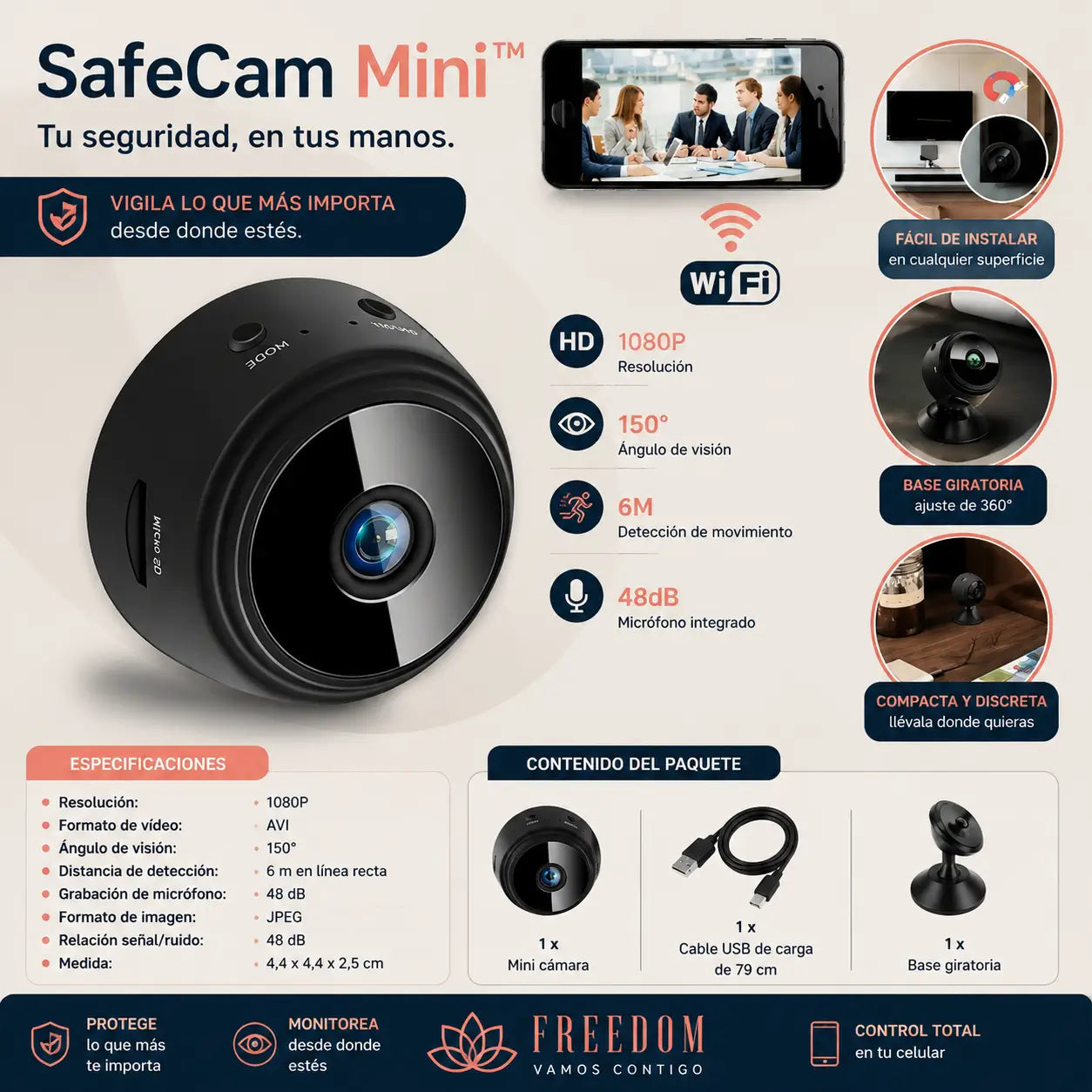 SafeCam Mini paso 2