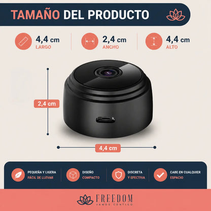 SafeCam Mini™- Minicámara Espía De Seguridad.