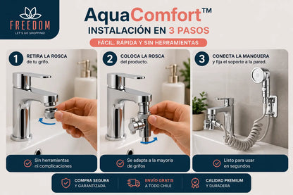 AquaComfort™- Extensor modelo ducha para grifos.