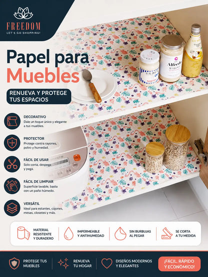 Lamina Protectora para muebles 30cmx300cm