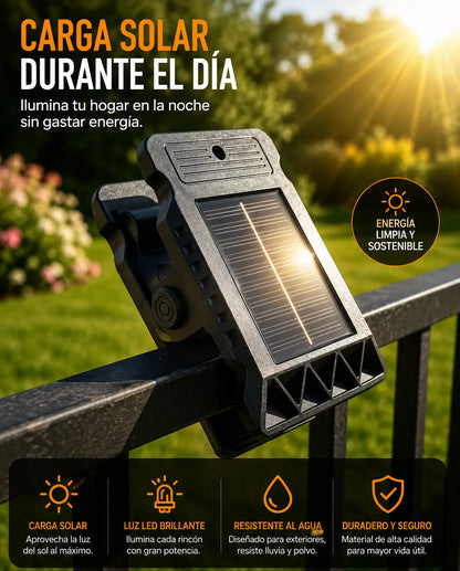 SolarClip Pro-Lámpara Solar con clip sensor YX-525