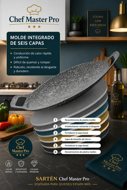 Chef Master Pro - Plancha Coreana asado de disco