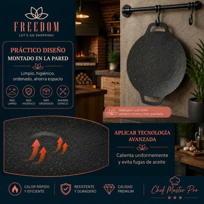 Chef Master Pro - Plancha Coreana asado de disco