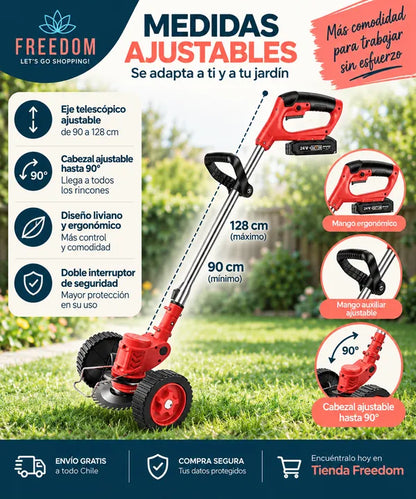 GardenCutPro - Cortadora de Césped Inalámbrica.