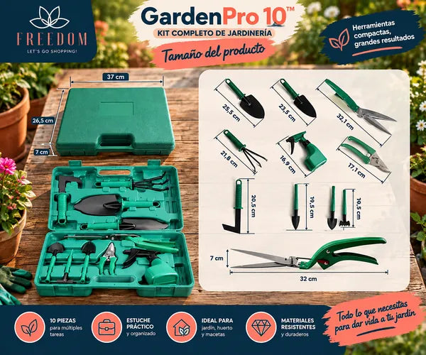 GardenPro 10™ | Kit Completo de Jardinería 10 en 1