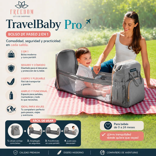 TravelBaby Pro-Mochila de paseo 3 en 1