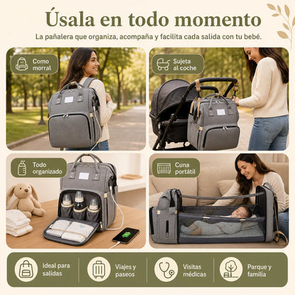 TravelBaby Pro-Mochila de paseo 2 en 1