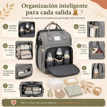 TravelBaby Pro-Mochila de paseo 2 en 1