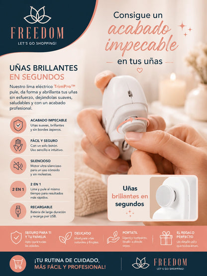 TrimPro™- Corta Uñas Eléctrico Inalámbrico