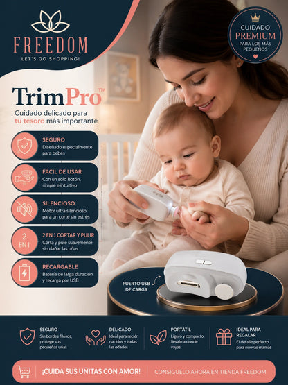 TrimPro™- Corta Uñas Eléctrico Inalámbrico