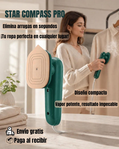 Plancha de Vapor Portátil Star Compass Pro®