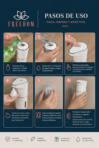 CleanSense Pro™- Dispensador Automático.