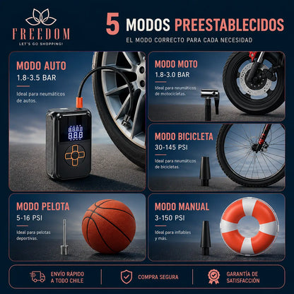 Power Air Pro-Compresor de Aire Portátil