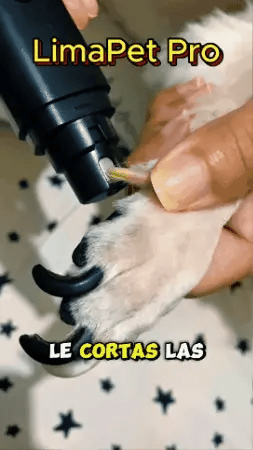 LIMA PET PRO - LIMA ELECTRICA CON LUZ PARA MASCOTAS