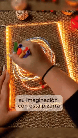 LumiBoard Pro-Pizarra Magica 20cm X 30cm Luz Led usb